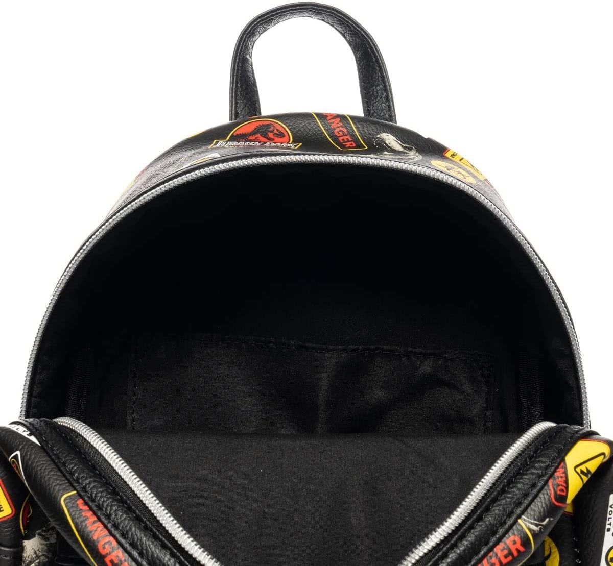 Jurassic Park Warning Signs Mini-Backpack - Entertainment Earth Exclusive