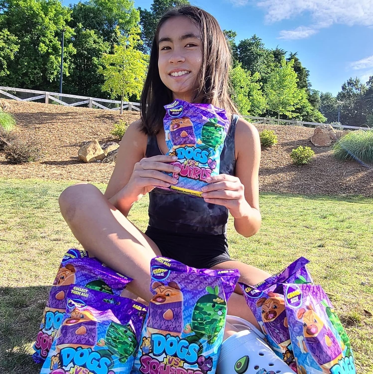 Dogs vs Squirls - Mystery Bag - 12-Pack - Chonks - Amazon Exclusive Super-Soft & Bean-Filled Plushies! Collect These as Stocking Stuffers! Great for Advent Calendars - Great for Kids, Boys, & Girls!