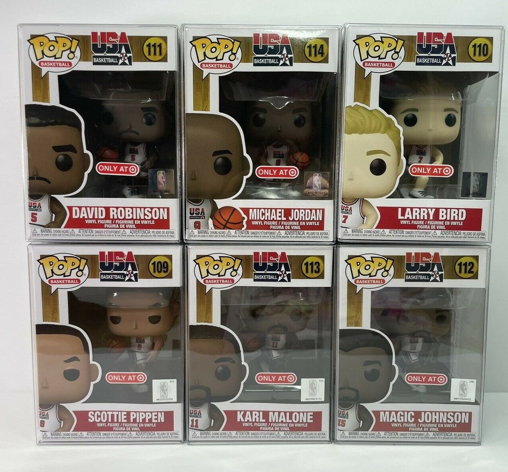 FUNKO POP! Target Exclusive Basketball USA 1992 Dream Team Legends Set Of 6