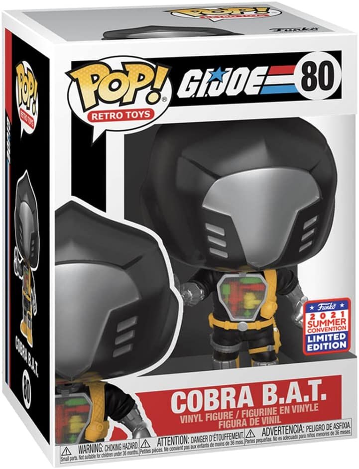 Funko POP! G.I. Joe Cobra B.A.T. Battle Android Trooper FunKon #80 Exclusive