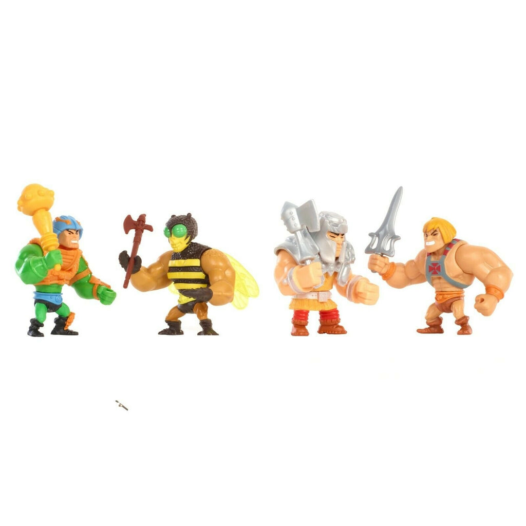 Eternia Minis He-Man, Buzz-Off, Man-At-Arms & Ram-Man 2-Inch Mini Figure 4-Pack