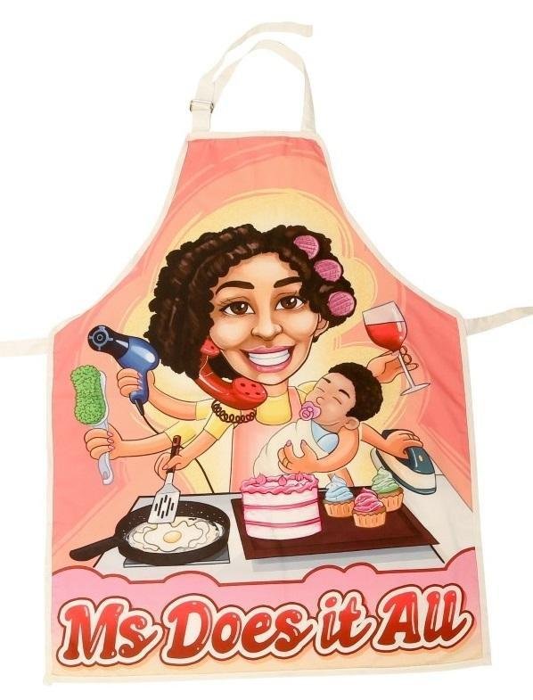 Ms Does it All Apron For Kitchen or Grilling