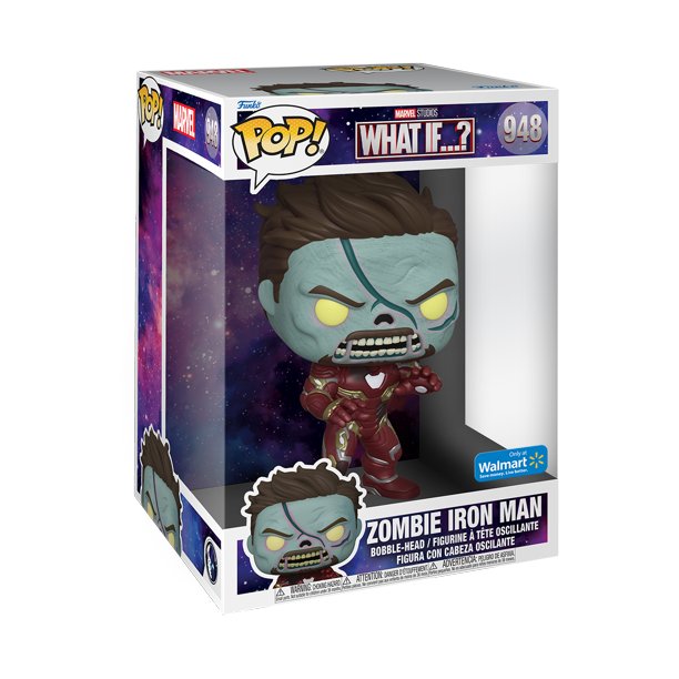 Funko Pop! Jumbo: What If…? - Zombie Iron Man Vinyl Bobblehead