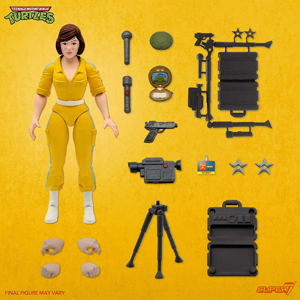 Super7 Teenage Mutant Ninja Turtles Ultimates: April O'Neil Action Figure