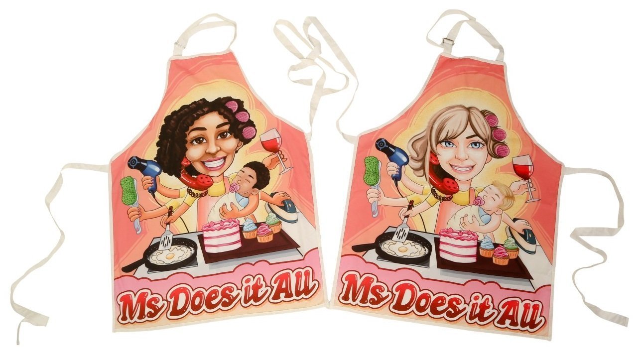 Ms Does it All Apron For Kitchen or Grilling