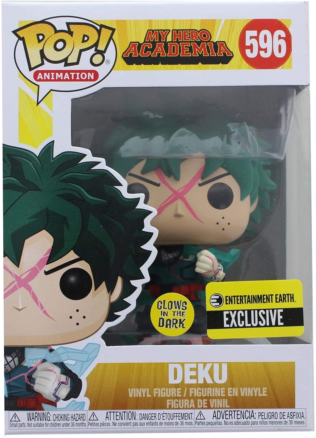 Funko The My Hero Academia Deku Cowl Glow-in-The-Dark Pop! Vinyl Standard