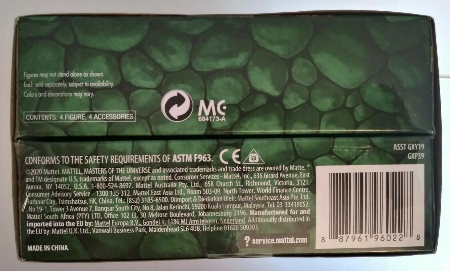 Eternia Minis He-Man, Buzz-Off, Man-At-Arms & Ram-Man 2-Inch Mini Figure 4-Pack