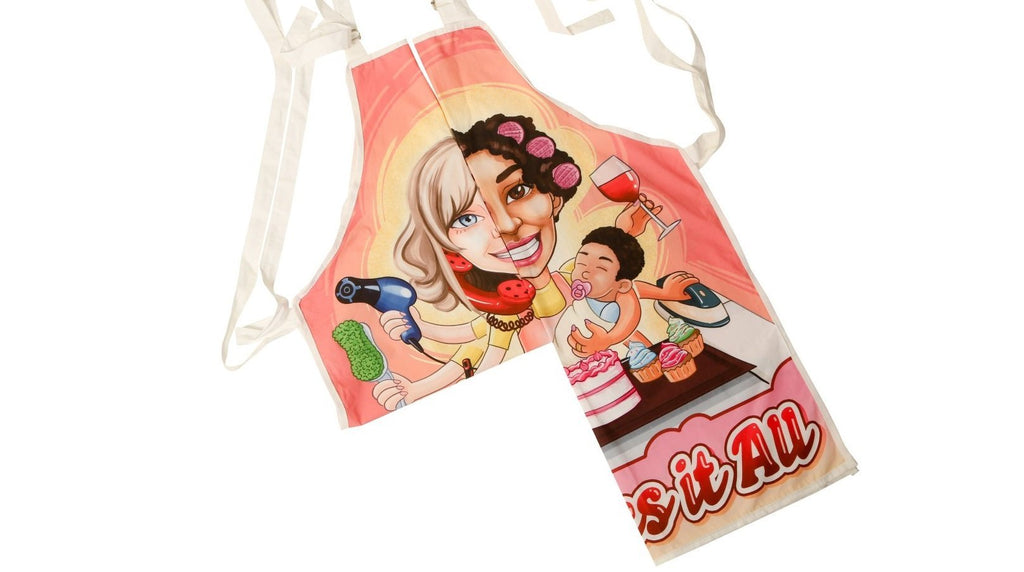 Ms Does it All Apron For Kitchen or Grilling
