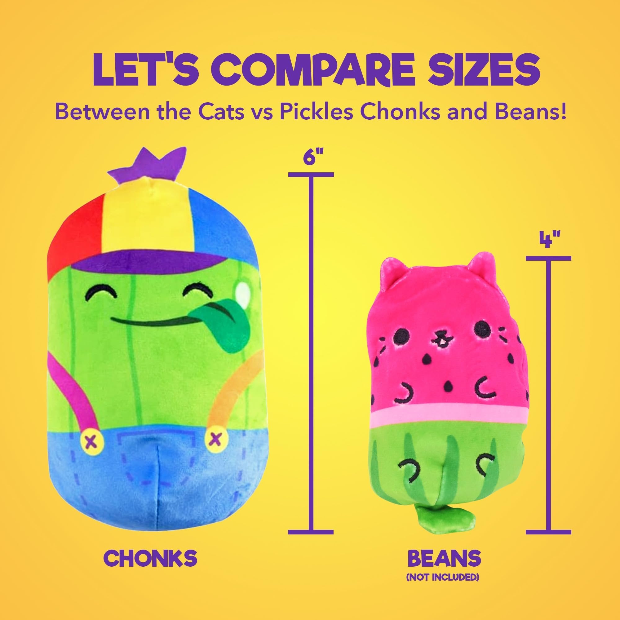 Cats vs Pickles - Mystery Bags - Chonks - 12pk Set Limited Exclusive Wave - Bean Filled Plushies!