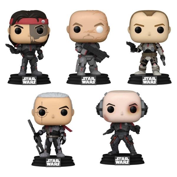 Funko Star Wars The Bad Batch 5 Pk (Hunter, Wrecker, Tech, Crosshair & Echo)