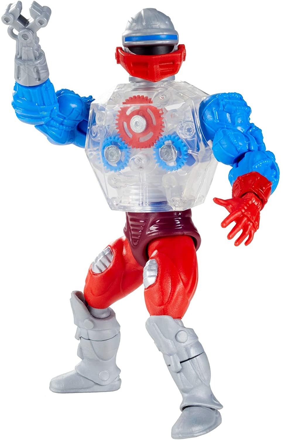 Masters of the Universe Origins 5.5-in Roboto Action Figure, Battle Character for Storytelling Play and Display, Gift for 6 to 10-Year-Olds and Adult Collectors