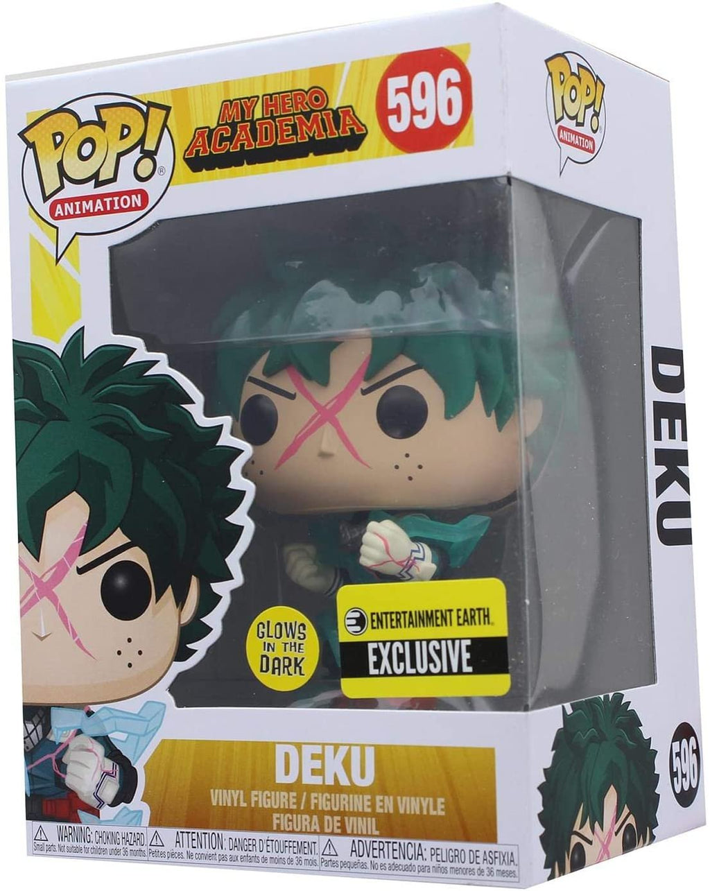 Funko The My Hero Academia Deku Cowl Glow-in-The-Dark Pop! Vinyl Standard