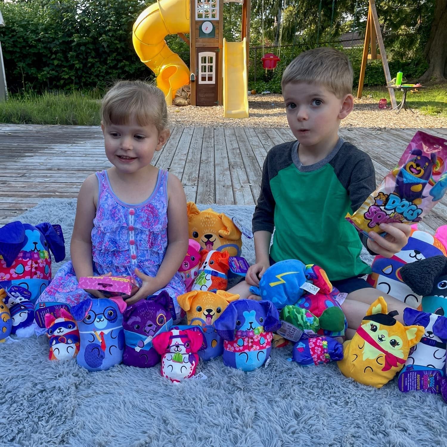 Dogs vs Squirls - Mystery Bag - 12-Pack - Chonks - Amazon Exclusive Super-Soft & Bean-Filled Plushies! Collect These as Stocking Stuffers! Great for Advent Calendars - Great for Kids, Boys, & Girls!