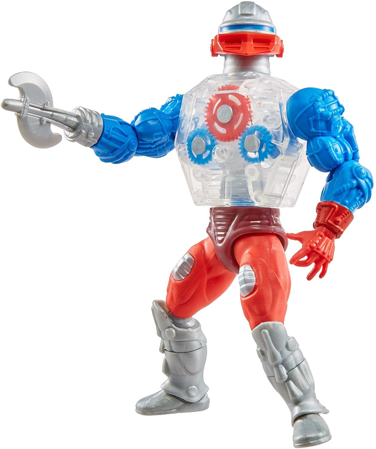 Masters of the Universe Origins 5.5-in Roboto Action Figure, Battle Character for Storytelling Play and Display, Gift for 6 to 10-Year-Olds and Adult Collectors