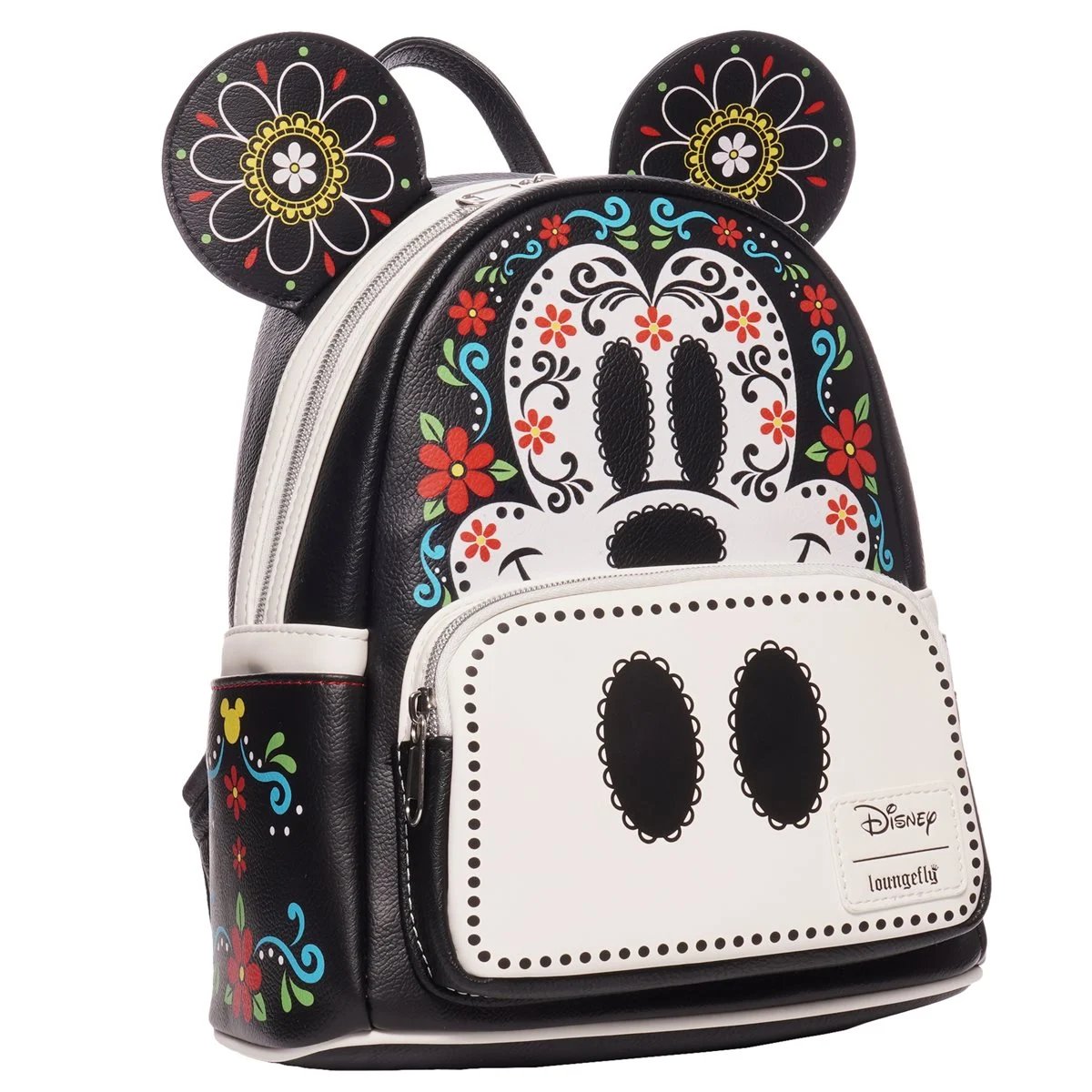 Loungefly Mickey Mouse Dia De Los Muertos Sugar Skull Mickey Mini-Backpack EE Exclusive