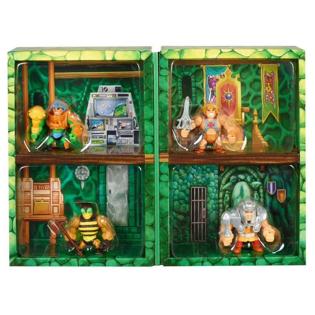 Eternia Minis He-Man, Buzz-Off, Man-At-Arms & Ram-Man 2-Inch Mini Figure 4-Pack