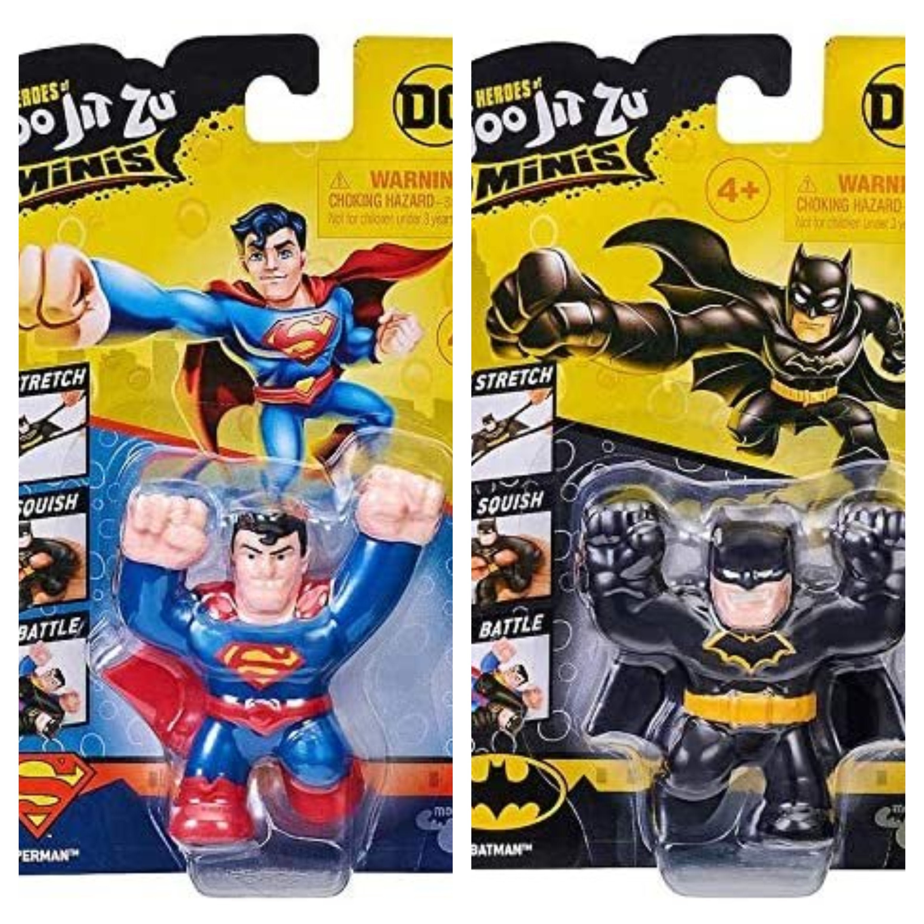 Heroes of Goo Jit Zu - DC Mini Batman and Superman Bundle