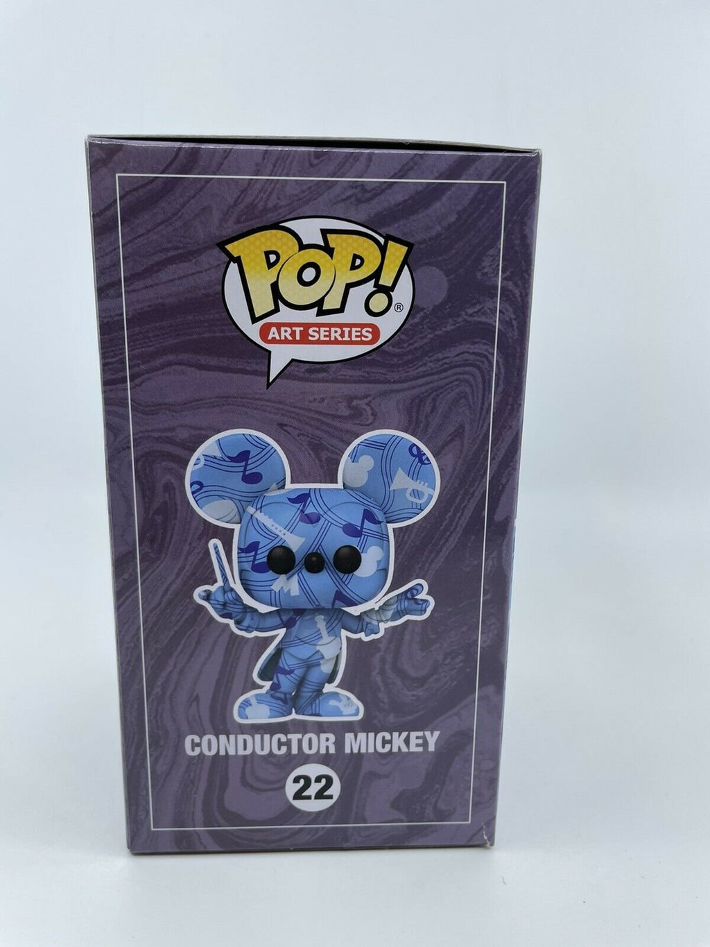 Mickey Mouse Funko Conductor Exclusive Artist Series with Pop! Hard Stack Protector #22