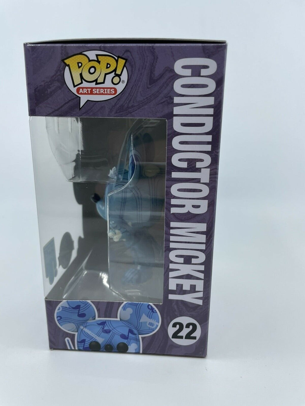 Mickey Mouse Funko Conductor Exclusive Artist Series with Pop! Hard Stack Protector #22