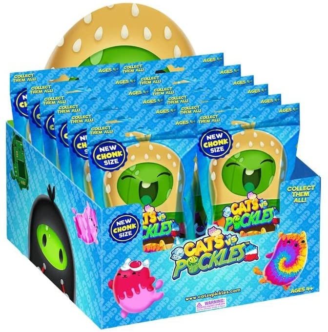 Cats vs Pickles - Mystery Bags - Chonks - 12pk Set Limited Exclusive Wave - Bean Filled Plushies!