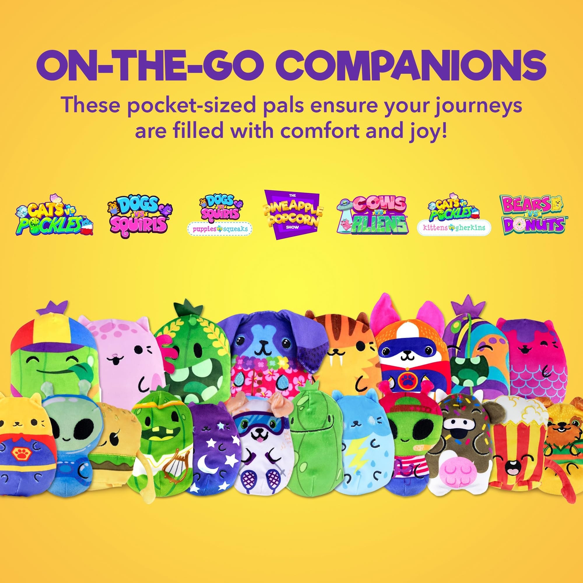 Cats vs Pickles - Mystery Bags - Chonks - 12pk Set Limited Exclusive Wave - Bean Filled Plushies!