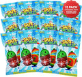 Cats vs Pickles 12pk Christmas Bean Mystery Bags | 4" Bean Filled Plushies for Advent Calendars | Blind Bags for Girls and for Boys | Surprise Bean Collectibles for Kids & Adults | 12-pack