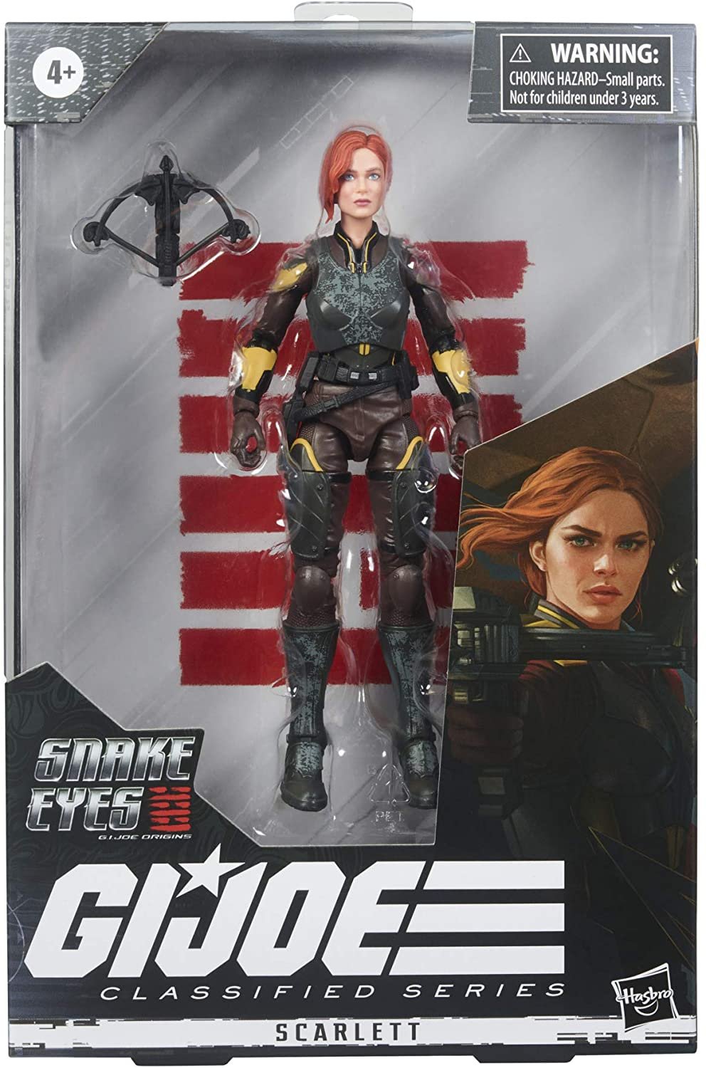 G.I. Joe SCARLETT Classified Series Snake Eyes Collectible Action Figure 20 Premium 6-Inch