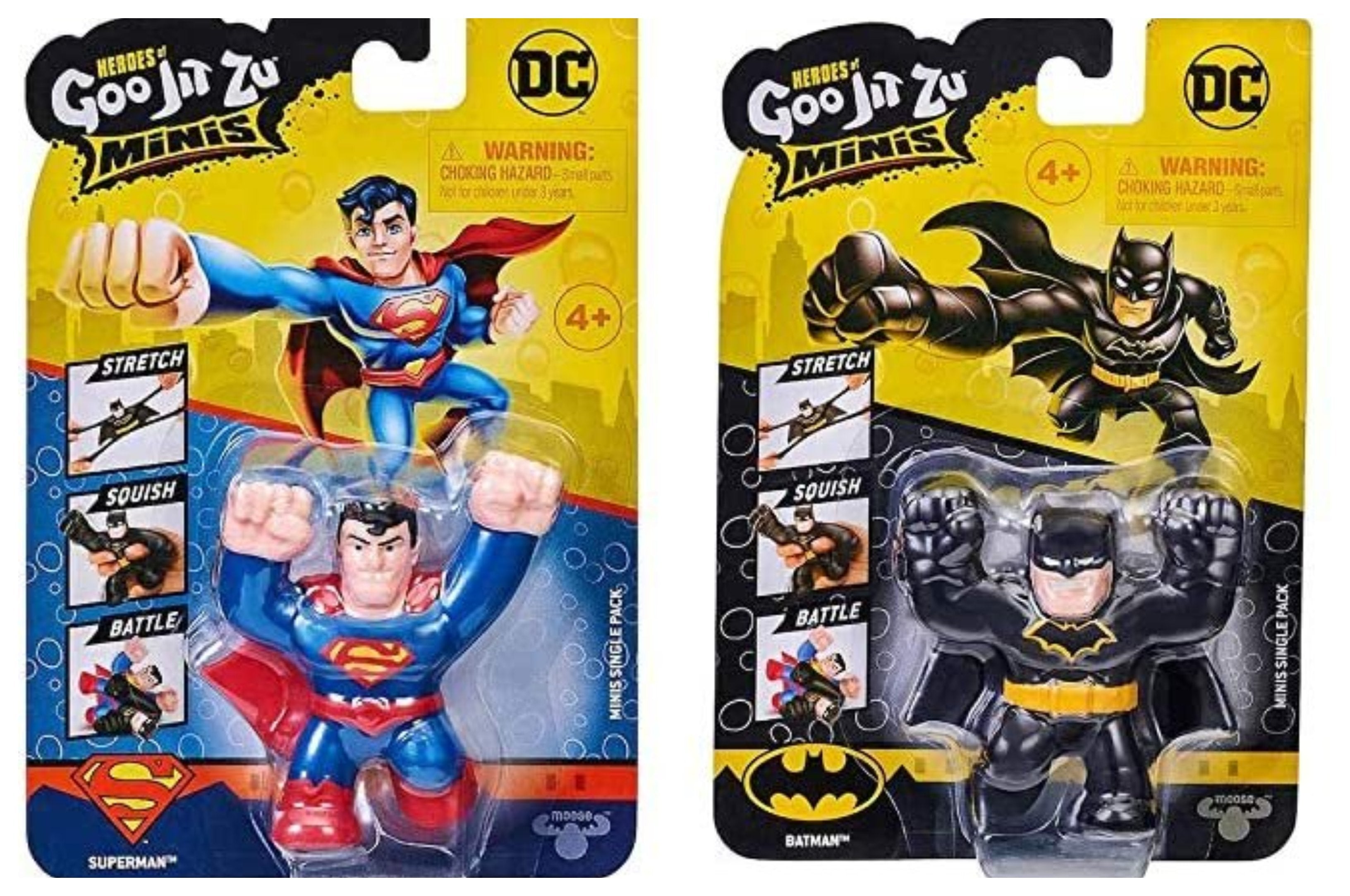 Heroes of Goo Jit Zu - DC Mini Batman and Superman Bundle