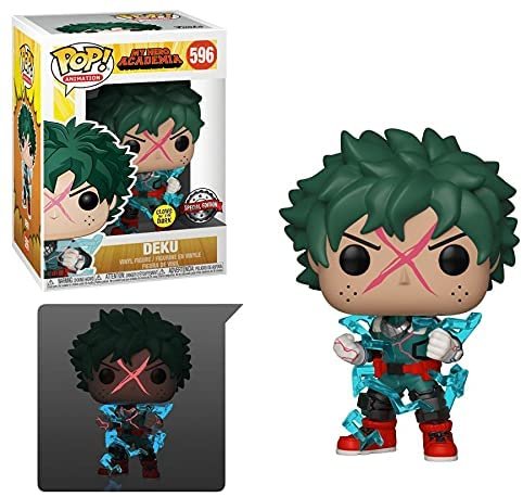 Funko The My Hero Academia Deku Cowl Glow-in-The-Dark Pop! Vinyl Standard