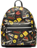 Jurassic Park Warning Signs Mini-Backpack - Entertainment Earth Exclusive