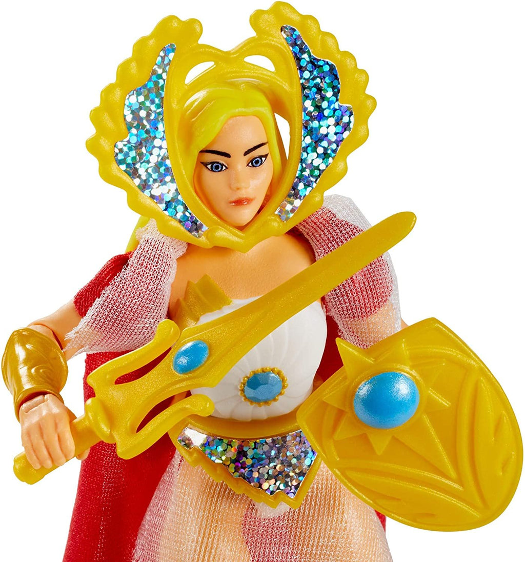 Masters of the Universe Origins 5.5-in She-Ra Action Figure, Battle Figure for Storytelling Play and Display, Gift for 6 to 10-Year-Olds and Adult Collectors