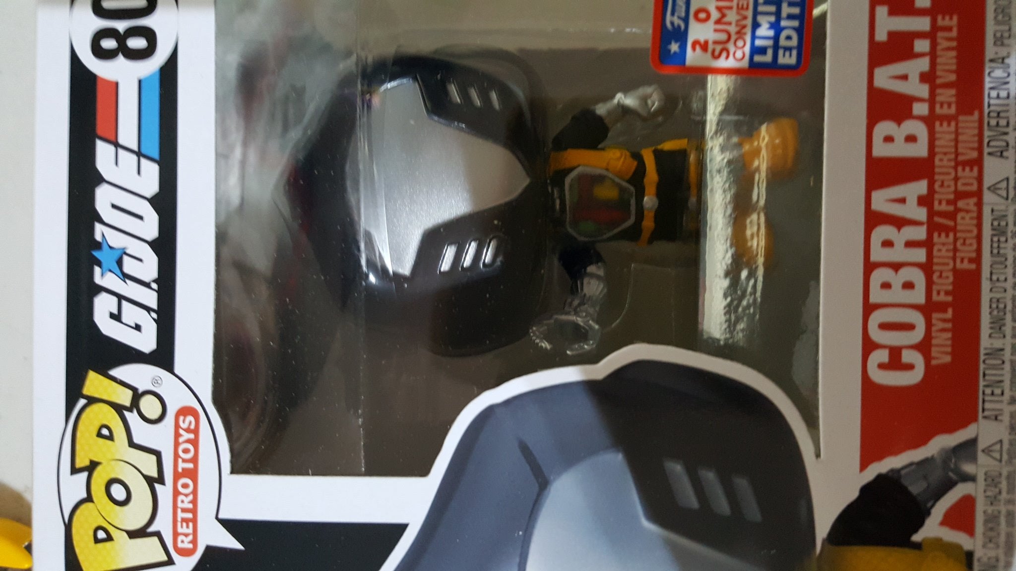 Funko POP! G.I. Joe Cobra B.A.T. Battle Android Trooper FunKon #80 Exclusive