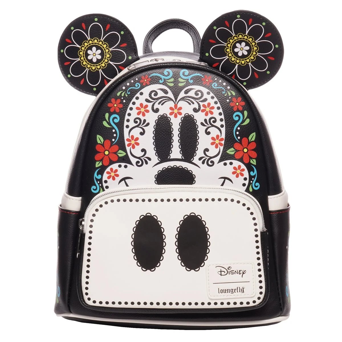 Loungefly Mickey Mouse Dia De Los Muertos Sugar Skull Mickey Mini-Backpack EE Exclusive